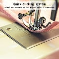 Miniatyrbilde 4 av 5: Symaskin Trykkfot Deler Rettstingfot Universal Zig Zag Fot for De Fleste Symaskiner Lavt Skaft Husholdningssymaskiner (2 Stykker)