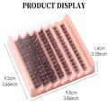 Miniatyrbilde 2 av 5: Individuelle klyngefranser Lash Clusters DIY øyenvippeforlengelse