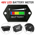 Miniatyrbild 2 av 4: 48v Volt batteriindikator Mätare för golfvagn för klubbbil null none