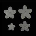 Miniatyrbilde 4 av 5: IC 4st Novelty Flowers ting Dies Stencils for DIY Scrapbooking/ph