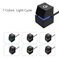 Miniatyrbillede 1 af 5: 2 m Farverige LED-lys Dator Desktop Switch PC Ekstern Stjerne Multicolor