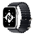 Miniatyrbillede 1 af 3: IC Smartwatch-rem Apple Watch 42mm/44mm/45mm/49mm Sort