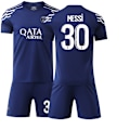 Miniatyrbillede 1 af 7: -25 nye sportsdragter 10 Dembele klubfodboldtøj nr. 30 Messi Paris tre udebanekampe No. 30 Sanke #16