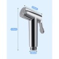 Miniatyrbilde 4 av 4: IC 2 stk Ultralett Neti Potty Toalettsprøyte Rustfritt Håndholdt Neti Potty Sprayer Stoff Baderomssprøyte for Kjøkken og Toalett