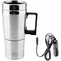 Miniatyrbild 2 av 6: Elektrisk vattenkokare för bil 12v Elektrisk vattenkokare för bil 350ml och 150ml Rostfritt stål Kaffe Te Vattenkopp 12v Dubbelisolerad kopp Bilkokare Bilkokare
