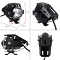 Miniatyrbild 2 av 5: IC 2 st 15W Motorcykelstrålkastare LED Extra Lampa Motorcykel Fram