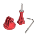 Miniatyrbilde 1 av 5: IC Metalladapter for GoPro 11/10-kameraer Stativ for selfie-pinner Rød