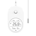 Miniatyrbillede 1 af 5: IC 3 i 1 Elektronisk Akvarium Vandtermometer Hygrometer LCD-Display