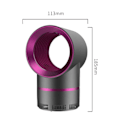 Miniatyrbilde 5 av 5: IC Elektrisk Myggfelle LED-lampe Zapper UV-lys Fluer Insekter Skadedyr Felle