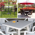 Miniatyrbillede 5 af 5: Paraply Kegle Base Stand, til Terrassebord Hul Åbning og Stabilitet eller Parasolfod, Paraplyfod, 1,5\" Parasol