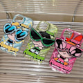 Miniatyrbilde 3 av 4: IC iPhone 14 Pro Max Søt Kawaii Tegneserieveske Coola Solbriller Formstøpt Fingergrep Holder (Rosa)