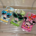 Miniatyrbillede 3 af 4: IC iPhone 14 Pro Max Sød Kawaii Tegneserie Cover Coola Solbriller Form Stil Fingergreb Holder (Rosa)
