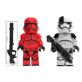 Miniatyrbilde 3 av 5: IC Clone Troopers Commander Minifigurer Star Wars Byggestein