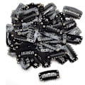Miniatyrbilde 3 av 3: IC 40 Pakk U-formet jern Snap Clips for hårforlengelser parykk