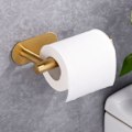 Pikkukuva 3 / 5: IC Seinäkiinnitteinen wc-paperiteline ruostumattomasta teräksestä keittiölle kulta