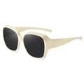 Polarized Suncovers Sunglasses Over Glasses White/Beige white white white