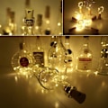 Miniatyrbild 3 av 3: Vinflasklampor med kork, 10-pack batteridrivna LED-korkar