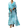 Miniatyrbillede 3 af 4: Oversize Kaftan Turkisk Kaftan Vin Leopard til Kvinder