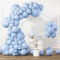 Pikkukuva 1 / 5: IC Varmrosa ballonger Olika storlekar 105 st 5/10/12/18 tum för Girlangbåge, latexfestballonger för bröllop, födelsedag, babyshower, årsdag