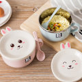 Miniatyrbilde 2 av 5: IC Rustfritt Stål Dobbel Ramen Skål Instant Nuddelskål Anti-Skall A8