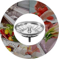 Miniatyrbilde 5 av 5: IC Vaskplugg 78 mm, Universal Vaskfilter, Universal Vask i Rustfritt Stål Plug-Sink Avløp/Vask-Kjøkkenvask Sil