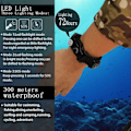 Pikkukuva 2 / 5: Selviytymisparacord-rannekoru, tulentekijä, vedenpitävä SOS-valo, kompassi, pilli, 20-in-1, ulkoilun Ultimate Tactical Survival Gear Set, lahja, ruskea