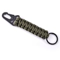 Pikkukuva 3 / 5: Paracord-avaimenperä Karabiinikoukku Kiinnitys Panta Avaimenperän Koukut Camouflage IC
