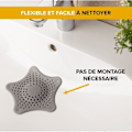 Miniatyrbilde 3 av 5: 4 stk Universal Silikon Avløpsfilter - Dusjsil med Hår