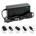 Miniatyrbillede 3 af 5: 24V 2A Elektrisk Cykel Smart Lithium Batteri Oplader Output 29.4V 2A Oplader DC Port Hurtig Oplader Med Køleventilator, RCA Stik, DEBUNS