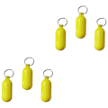 Miniatyrbillede 2 af 2: 9 stk Flydende nøglering Strand Flydende nøglering Plast Flydende nøglering (gul) (6,5X2,5cm, 6 stk) IC