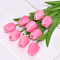 Miniatyrbillede 4 af 4: IC Imitation tulpan blomma fullt pulver 10st