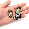 Miniatyrbillede 5 af 10: 30 stk. tegnefilm Bluey hund sko charms dekoration til DIY Croc Clog sandaler tilbehør