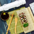 Pikkukuva 5 / 5: IC Sushi-valmistussarja Bamboo Sushi Mat Allt i ett vitt