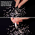 Miniatyrbild 3 av 5: 2000 st Flat Back Gems Rhinestones 6 storlekar