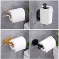 Miniatyrbillede 1 af 5: IC Væghængt Toalettepapirholder i Rustfrit Stål til Køkken Guld