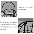 Miniatyrbillede 3 af 5: Spiral Æg Opbevaring, Metal Spiral Æg Opbevaring, Køkken Æg Stativ, Holder 24 Æg (Sort)