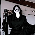 Miniatyrbillede 2 af 5: keland Scary Ghostface Mask Scream Mask Creepy Halloween Cosplay Prop