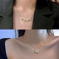 Miniatyrbilde 2 av 4: IC Fire Clover Halskjede Magnetisk Foldbar Hjerteformet Nøkkelring Åpningsbar Choker Smykker Henger Hengesmykke for Kvinner