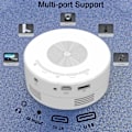 Miniatyrbillede 5 af 5: Projektor, 2023 Opgraderet Mini Projektor, 9500 Lumen Multimedia Hjemmebiograf Projektor, Fuld Kablet Telefon med Samme Skærm