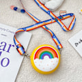 Pikkukuva 4 / 5: IC Söt Rainbow Mini Handväska Toddler Crossbody Axelväska Messenger Bag