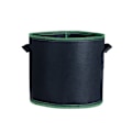 Miniatyrbillede 1 af 5: IC 5 Plantesække, Non-Woven Træplantningssække til dyrkning af planter (sorte og grønne kanter, ingen bærende (1 gallon) Φ18*15)