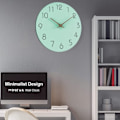 Miniatyrbild 1 av 5: IG Tyst digital väggklocka Enkel dekorativ väggklocka 10 tum