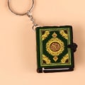 Pikkukuva 4 / 5: Mini Koraani Avaimenperä Arabialainen Muslimi Avaimenperä Avaimenperä Juhlakoru Vihreä IC