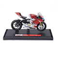 Pikkukuva 4 / 5: IC Ducati Panigale V4S moottoripyörä malli leluauto simulaatio metalli moottoripyörä koriste