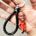 Pikkukuva 3 / 5: Jalkapallofanien tähti riipus avaimenperä Zidane Player IC