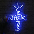 Miniatyrbillede 2 af 5: IC Cactus Jack Neon Skilt Grønne Ord Neonlys Skilt Vægkuns Neonlys Til Rap Talker West Coast Light Up Hængende Skilt Til Soveværelse Hjem Bar Pub Fest