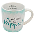 Miniatyrbilde 1 av 2: Krus \"Verdens beste pappa\" Multicolor multifärg