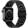 Miniatyrbillede 4 af 5: IC Kompatibel med Apple Watch rem 42/44/45 mm, rem i rustfrit stål, Apple Watch Series 7/6/5/4/3/2, 38 mm 40 mm 41 mm sort