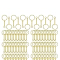 Pikkukuva 2 / 5: 1/2/3/5 360 kpl Avaimiarenkaita Renkaita DIY Avattava Jaettu Hyppyrengas Hopea Kulta 16x15x2.0cm 1Sarja IC