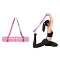 Pikkukuva 2 / 5: IC Tryckt yogamatta band Bälte Yoga axelrem justerbar A